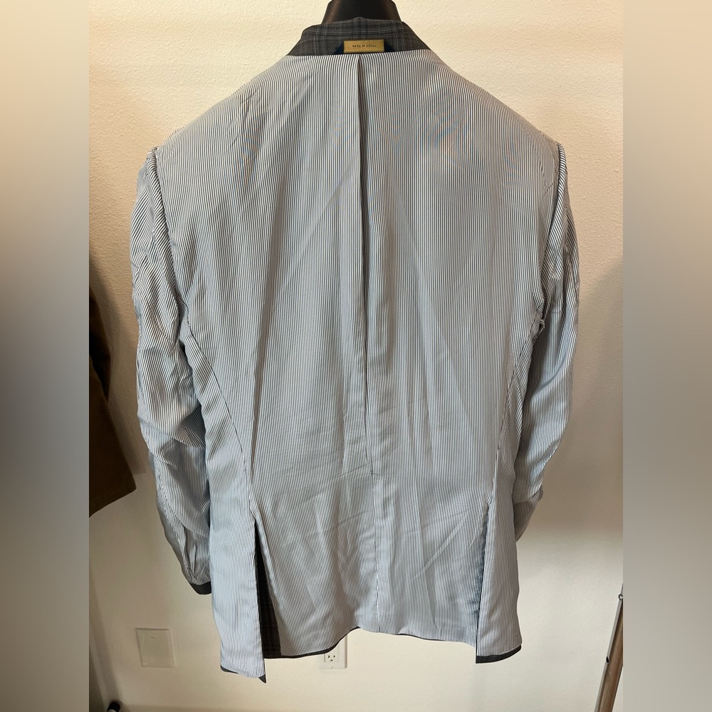 Brooks Brothers Grey Explorer Performance Sport Coat Regent Fit 40R - Picture 8 of 8